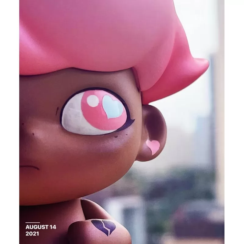 Figura DIMOO de San Valentín, versión negra, edición limitada Figura DIMOO de San Valentín, versión negra, edición limitada