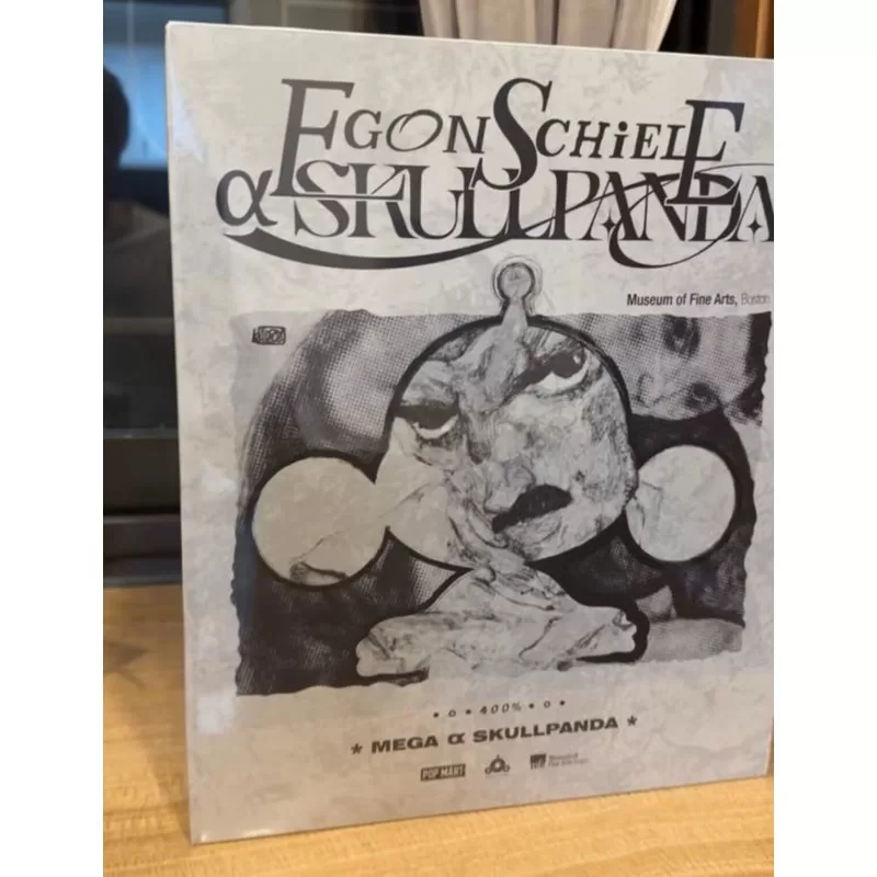 Figura MEGA α SKULLPANDA Egon Schiele 400% Limitada