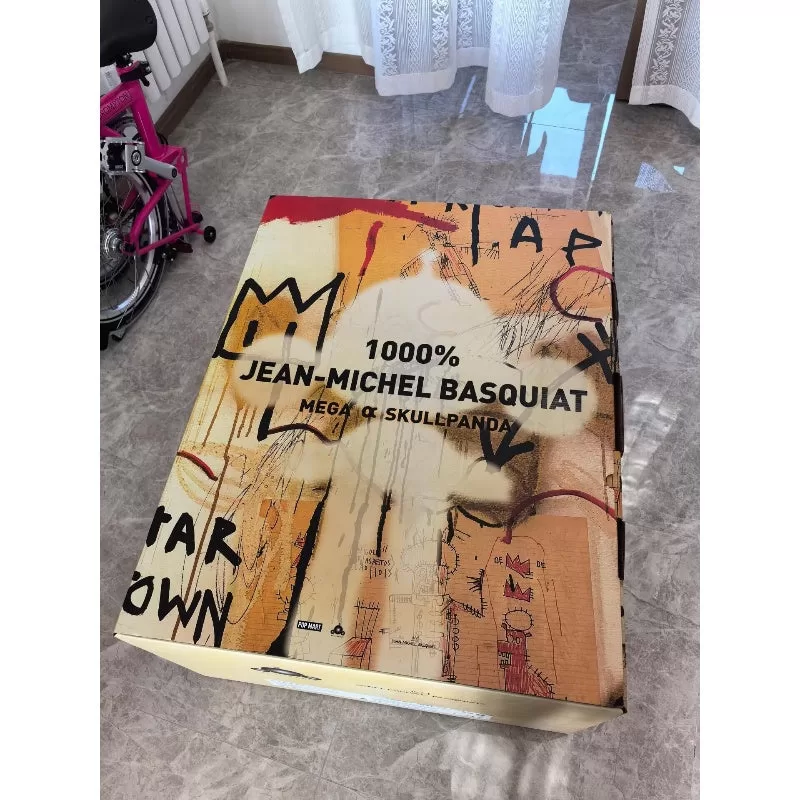 Figura MEGA α SKULLPANDA Jean-Michel Basquiat 1000% limitada