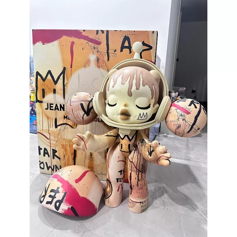 Figura MEGA α SKULLPANDA Jean-Michel Basquiat 1000% limitada