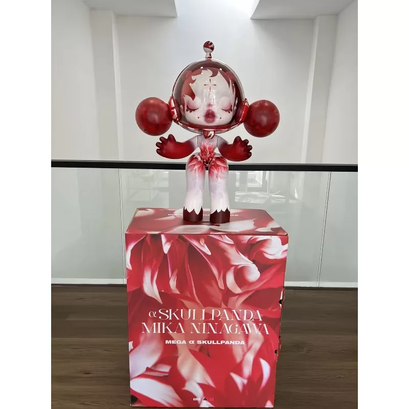Figura MEGA α SKULLPANDA Mika Ninagawa 1000% limitada