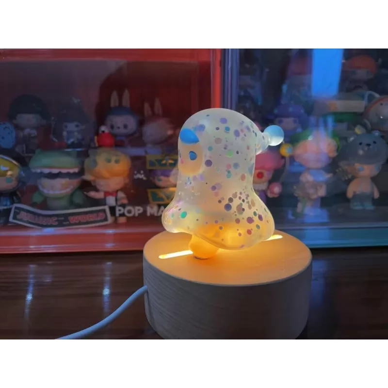 Figura PUCKY x The Ghost-Sparkle Blue Edición limitada Figura PUCKY x The Ghost-Sparkle Blue Edición limitada