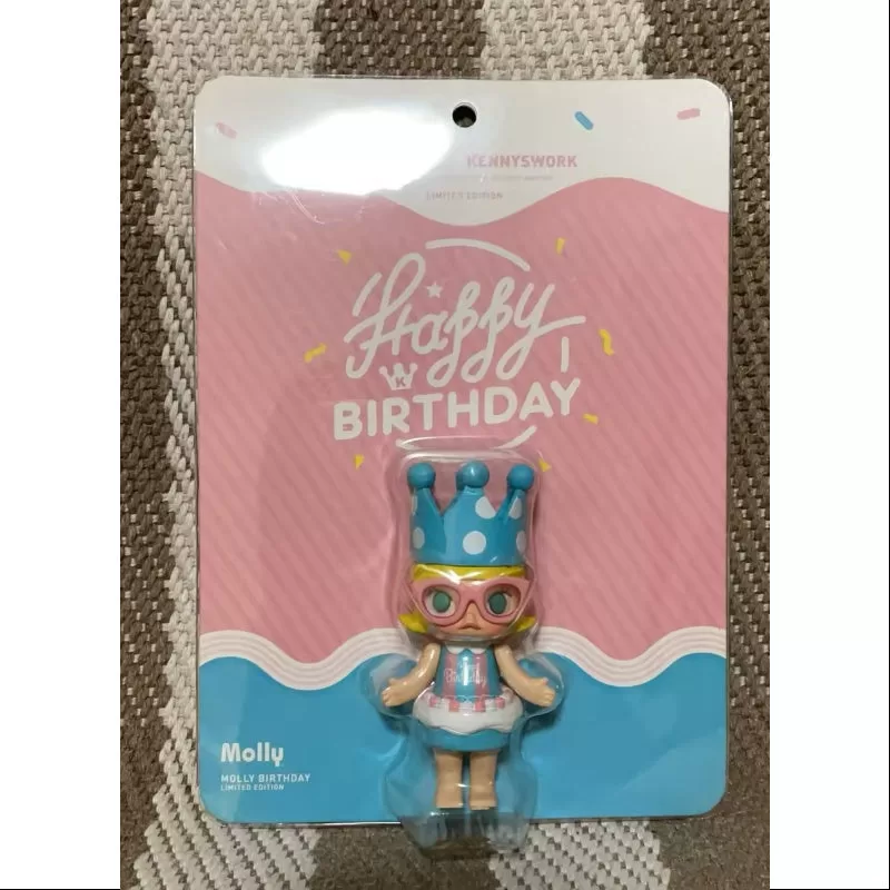 Figura azul de MOLLY Feliz Cumpleaños 2016 Edición limitada