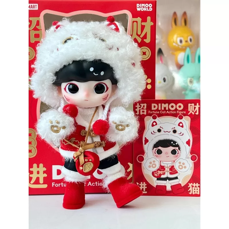 Figura de acción del gato de la fortuna DIMOO