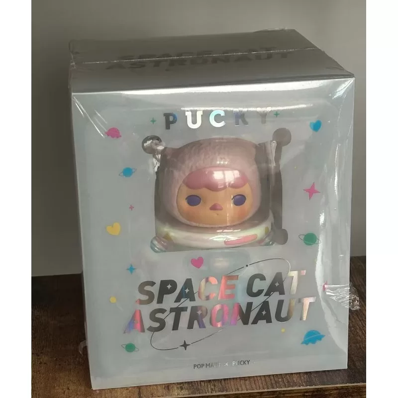 Figura de astronauta PUCKY Planet Explorer-Space Cat Edición limitada