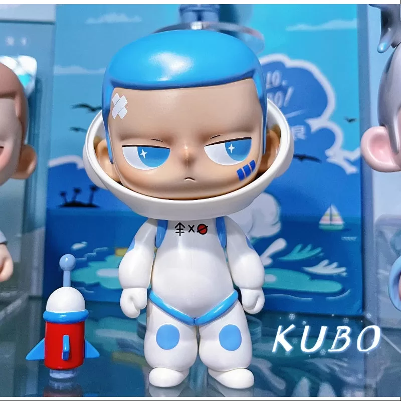 Figura de astronauta azul KUBO, juguete artístico, edición limitada 2021