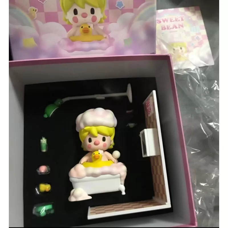 Figura de baño de burbujas con frijoles dulces Figura de baño de burbujas con frijoles dulces