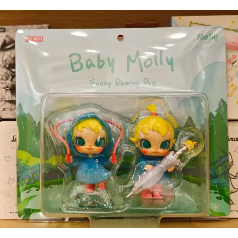 Figura de bebé Molly Molly, divertida figura de día lluvioso, edición limitada 2025