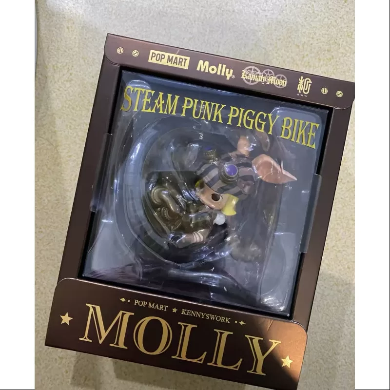 Figura de bicicleta cerdito estilo steampunk de MOLLY, edición limitada de 2022