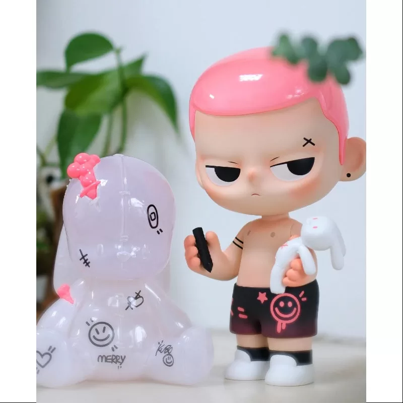 Figura de conejo KUBO del segundo aniversario, 150 % de descuento, edición limitada de 2023