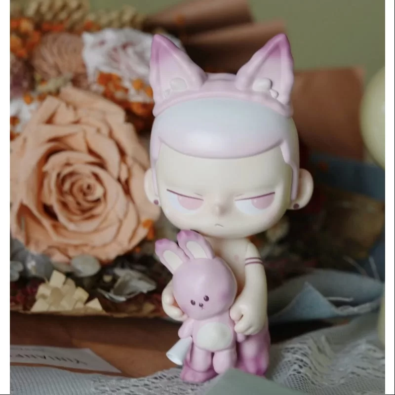 Figura de conejo rosa KUBO, juguete artístico, edición limitada 2024