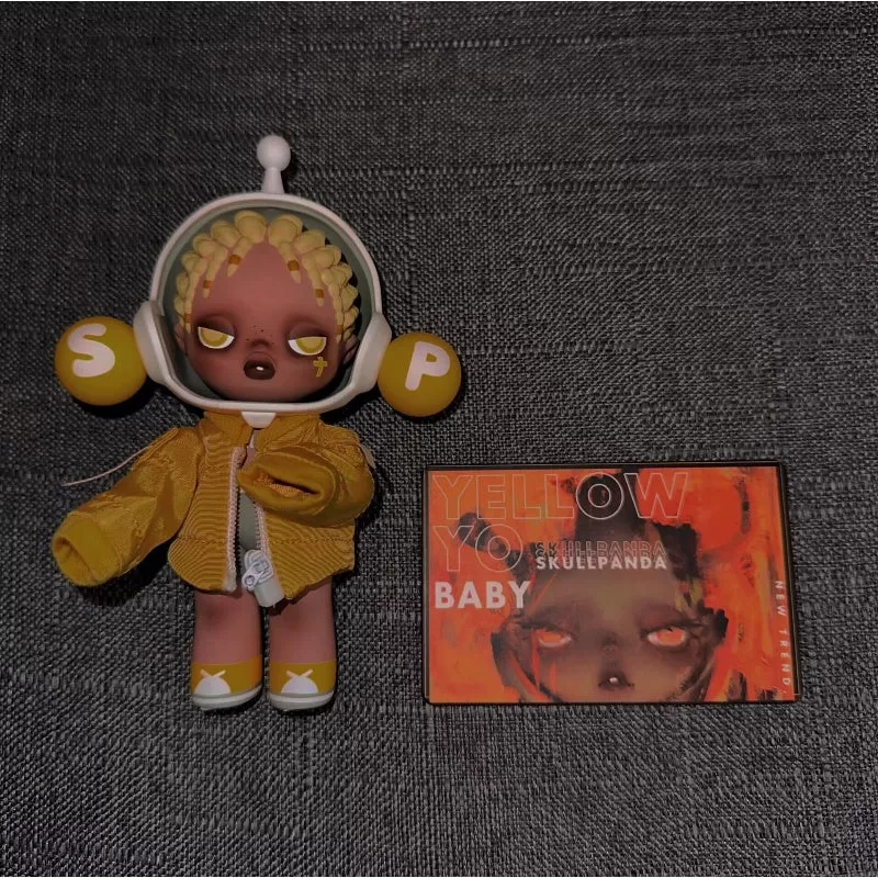 Figura de edición limitada de Skullpanda Baby Yellow Yo