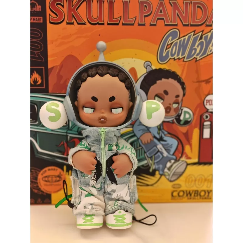 Figura de edición limitada de Skullpanda OOTD Cowboy