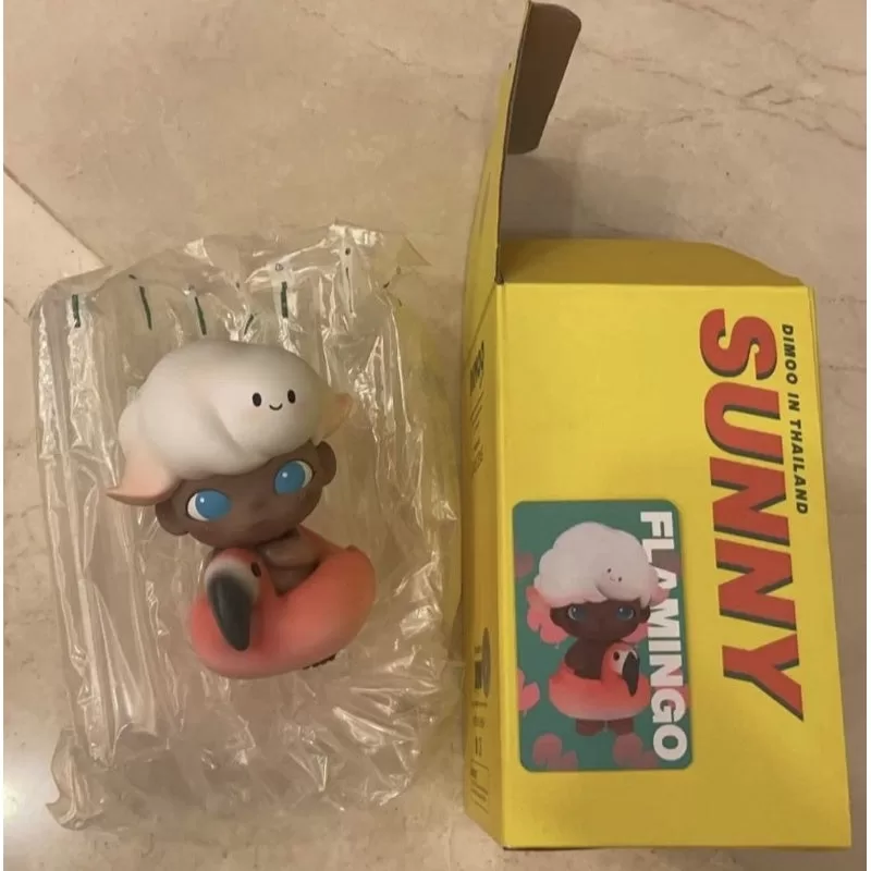 Figura de flamenco de edición limitada de DIMOO en Tailandia