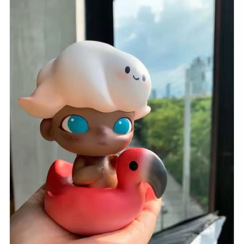 Figura de flamenco de edición limitada de DIMOO en Tailandia