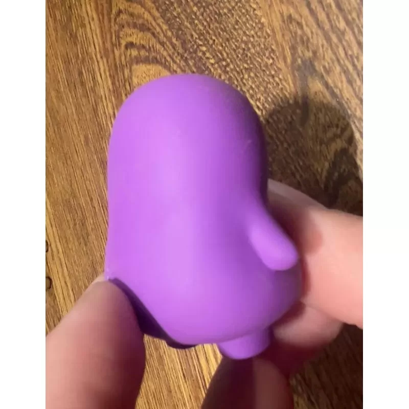 Figura de frijoles redondos morados PUCKY Beanie Edición limitada Figura de frijoles redondos morados PUCKY Beanie Edición limitada