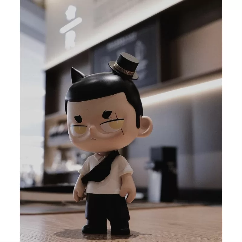 Figura de gato negro KUBO, juguete artístico, edición limitada 2021 Figura de gato negro KUBO, juguete artístico, edición limitada 2021