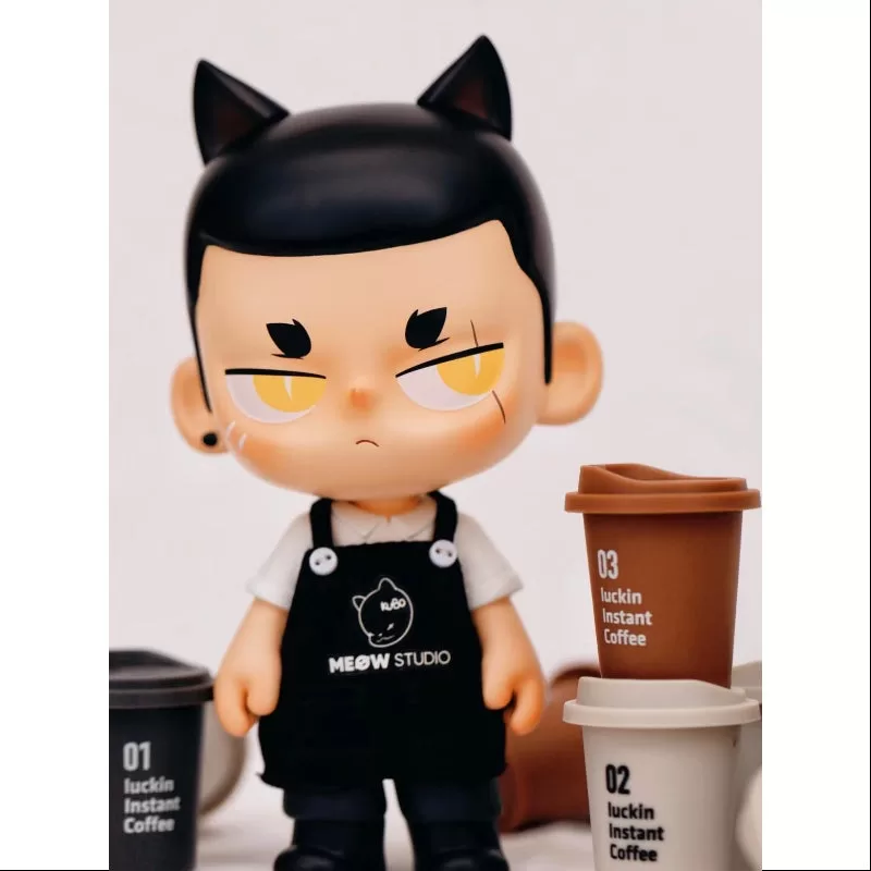 Figura de gato negro KUBO, juguete artístico, edición limitada 2021
