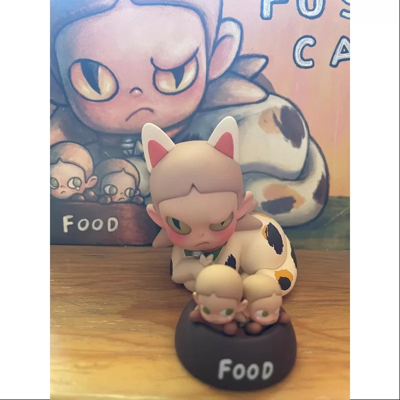 Figura de gato quisquilloso de Zsiga (juguete artístico, edición limitada de 2024)