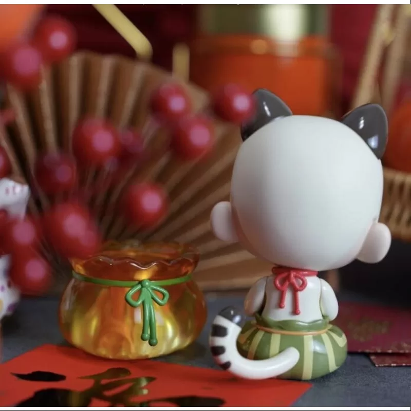 Figura de juguete artística del Gato de la Suerte de KUBO, edición limitada de 2024