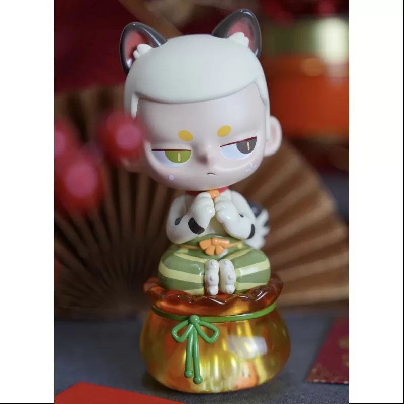 Figura de juguete artística del Gato de la Suerte de KUBO, edición limitada de 2024