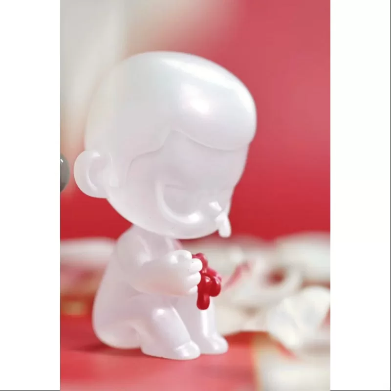 Figura de juguete artístico blanca KUBO Thorn Rose, edición limitada de 2023