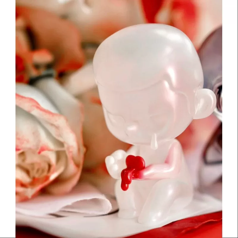 Figura de juguete artístico blanca KUBO Thorn Rose, edición limitada de 2023