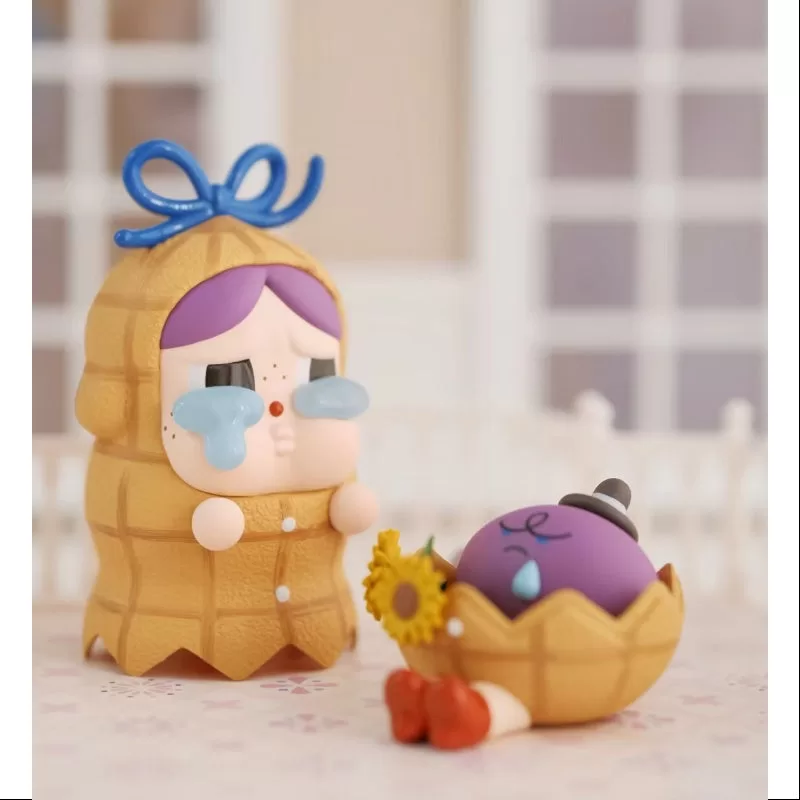 Figura de juguete artístico de Crybaby, el cacahuete agrietado, 2024 unidades, edición limitada