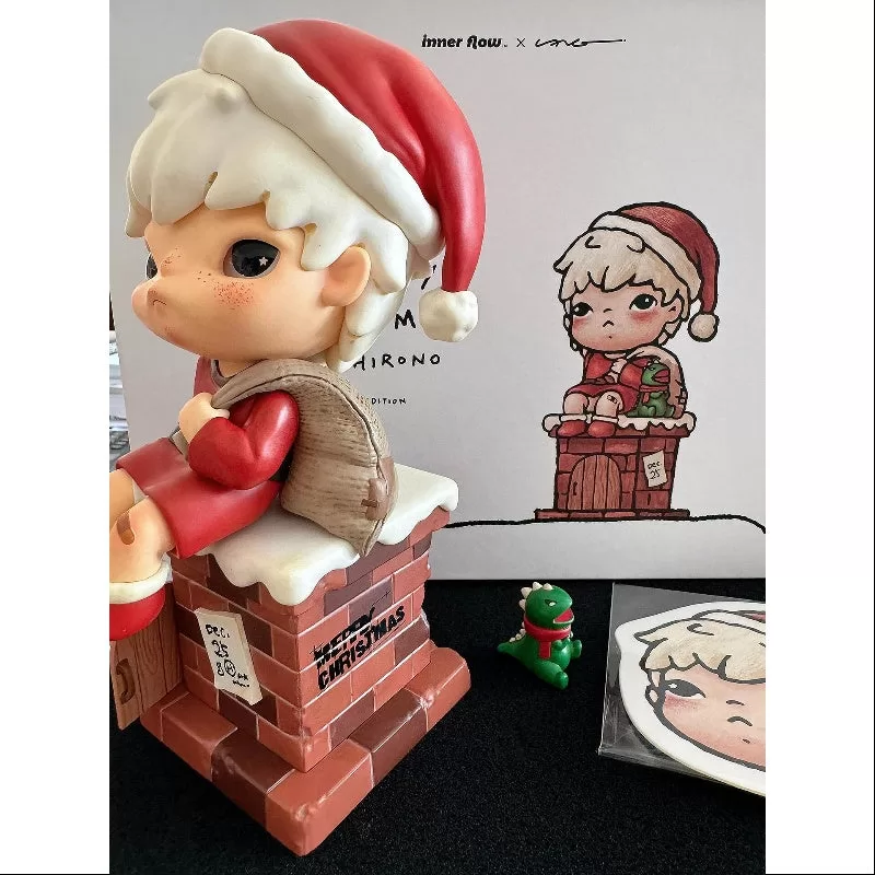 Figura de juguete artístico de Hirono Feliz Navidad Sr. Hirono 2023 LIMITADA