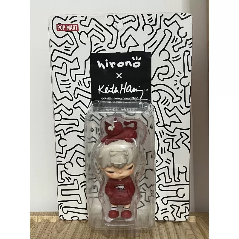 Figura de juguete artístico de Hirono x Keith Haring 2024 LIMITADA