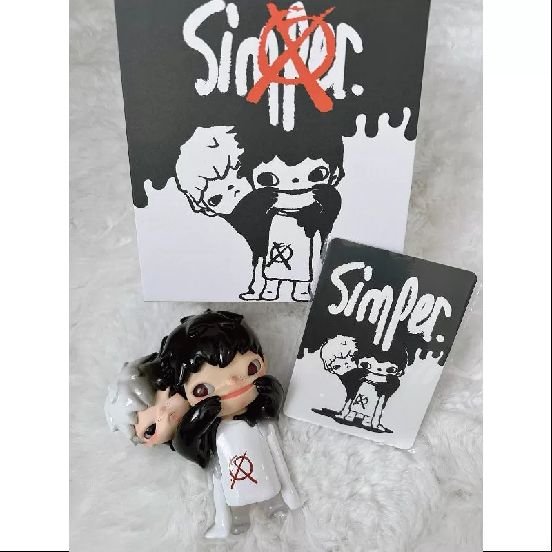 Figura de juguete de arte Hirono Simper versión grande (2023, edición limitada) Figura de juguete de arte Hirono Simper versión grande (2023, edición limitada)