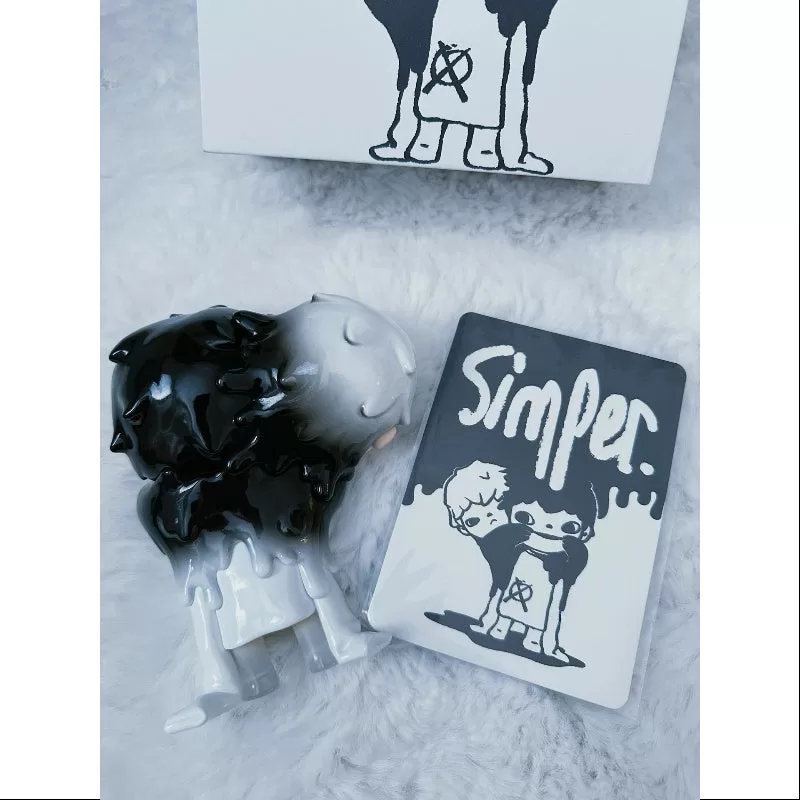 Figura de juguete de arte Hirono Simper versión grande (2023, edición limitada) Figura de juguete de arte Hirono Simper versión grande (2023, edición limitada)