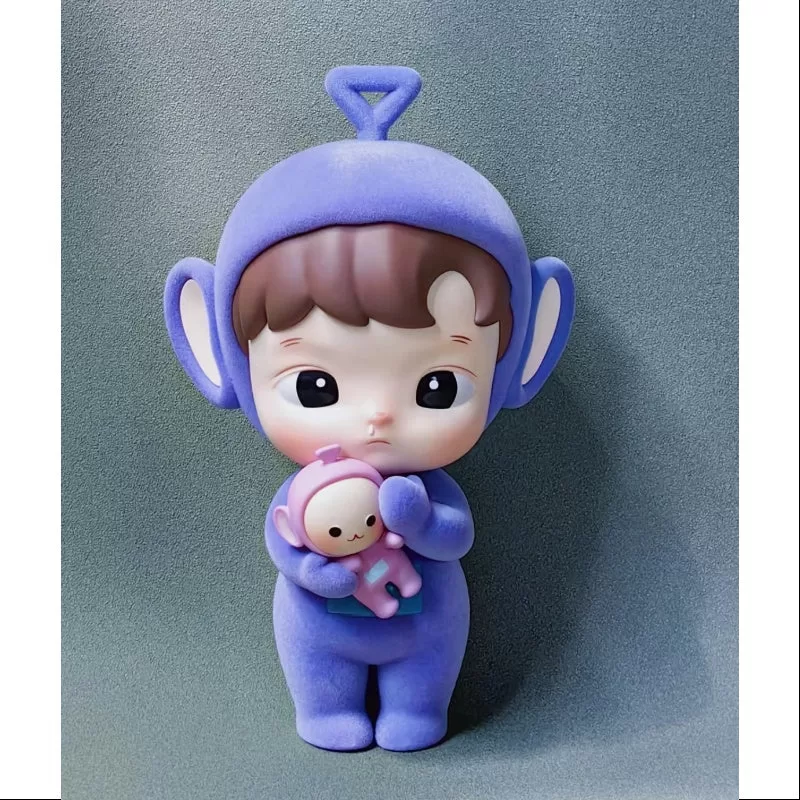 Figura de juguete de arte Tinky Winky de los Teletubbies de Hacipupu (edición limitada de 2022)