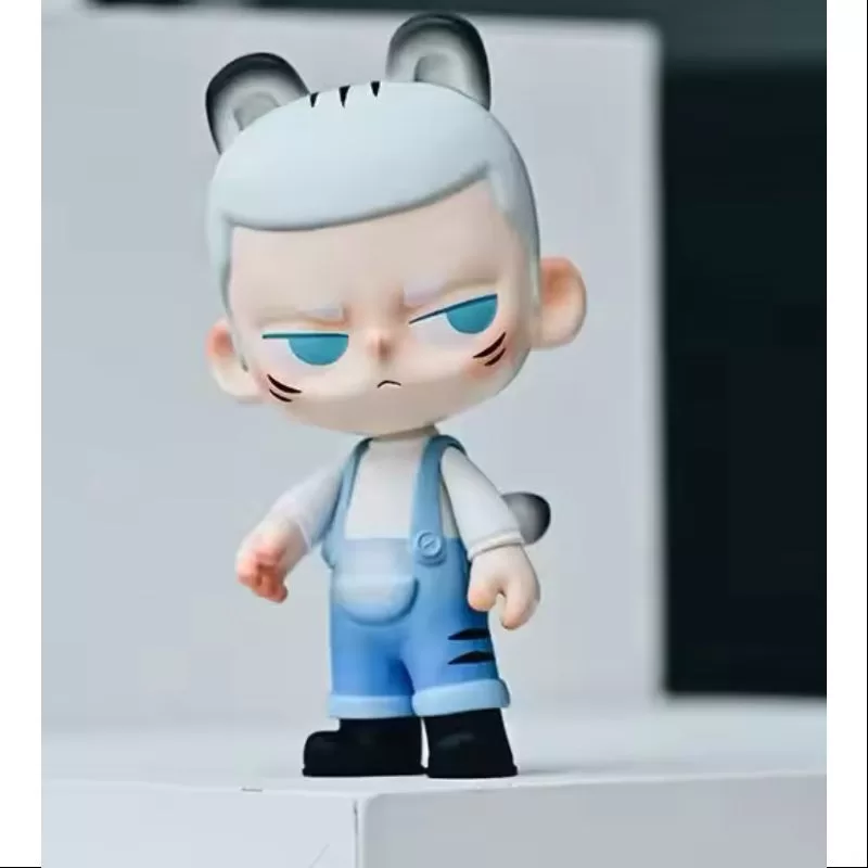 Figura de juguete de arte blanca KUBO Tiger Brother, edición limitada de 2022