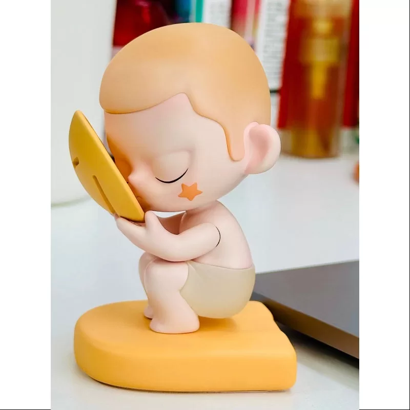 Figura de juguete de arte de paintball emocional KUBO, edición limitada 2023, color naranja Figura de juguete de arte de paintball emocional KUBO, edición limitada 2023, color naranja