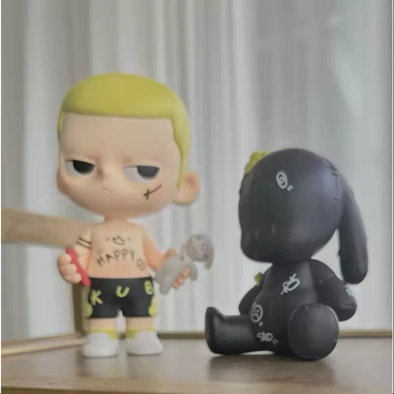 Figura de juguete de arte verde KUBO Feliz Cumpleaños 2 años 2023 Edición Limitada