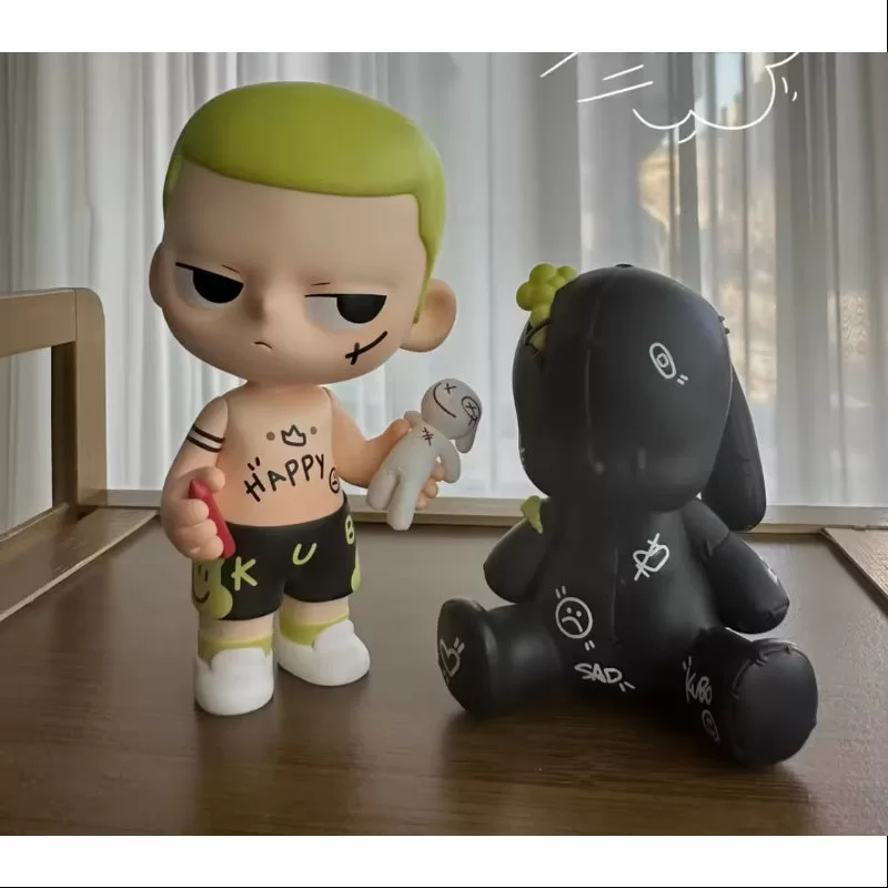 Figura de juguete de arte verde KUBO Feliz Cumpleaños 2 años 2023 Edición Limitada