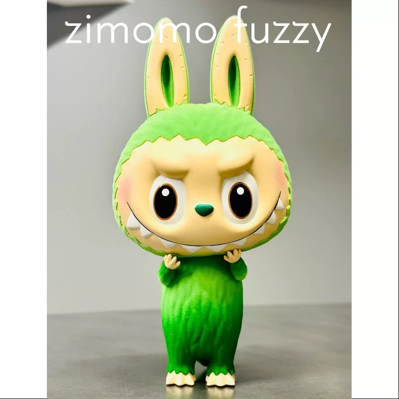 Figura de peluche verde musgo de Labubu The Monsters Zimomo (2024 PTS)
