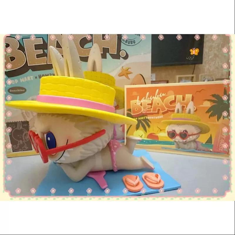 Figura de playa de los monstruos de Labubu LIMITADA
