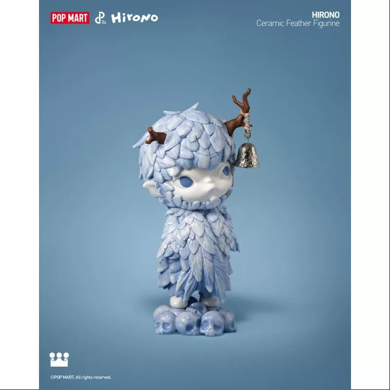 Figura de pluma de cerámica Hirono, juguete artístico, edición limitada 2024 Figura de pluma de cerámica Hirono, juguete artístico, edición limitada 2024