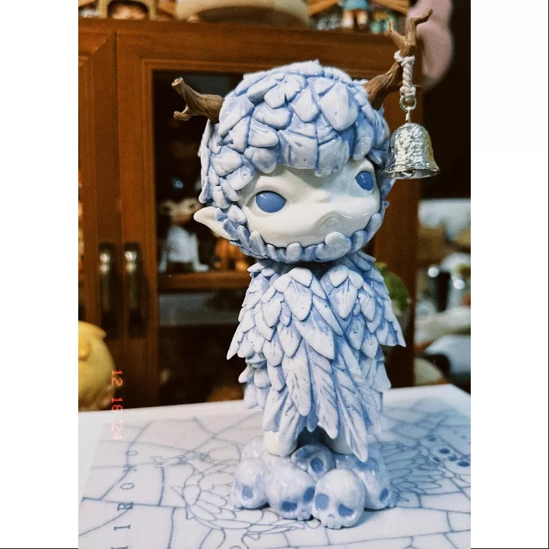 Figura de pluma de cerámica Hirono, juguete artístico, edición limitada 2024