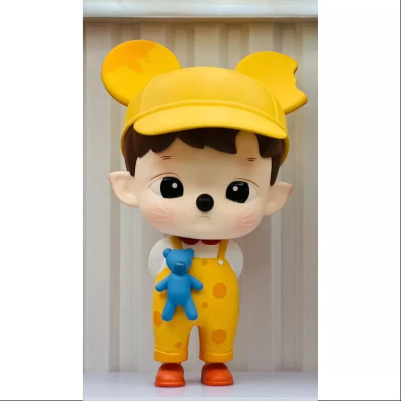 Figura de ratón con queso Hacipupu, juguete artístico (2022, edición limitada)