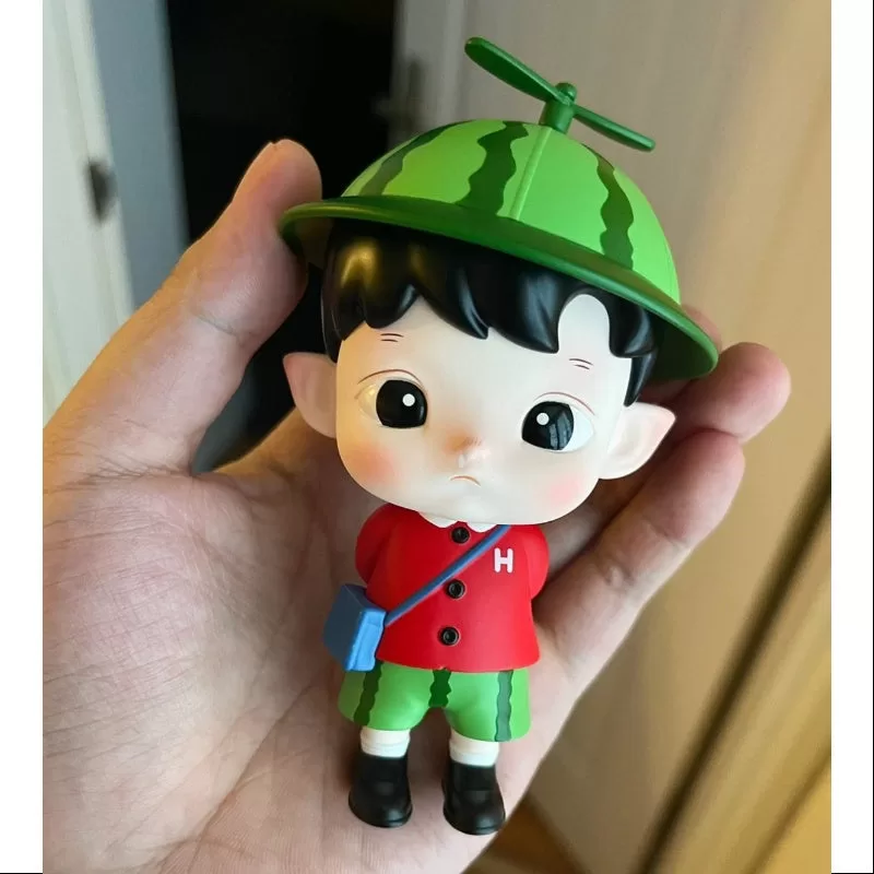 Figura de sandía de verano Hacipupu, juguete artístico, edición limitada 2022