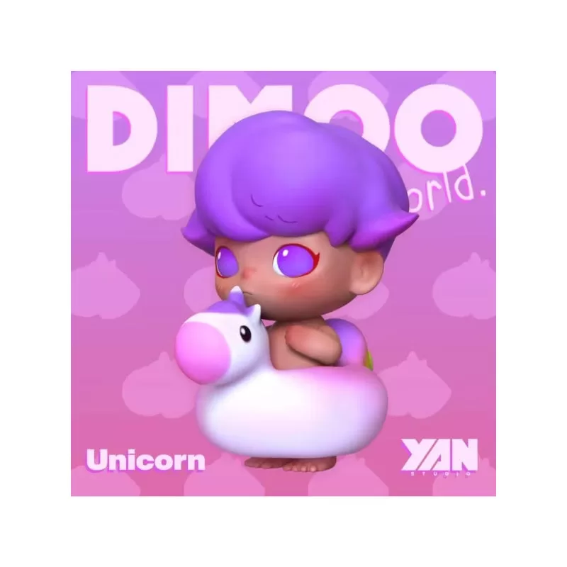 Figura de unicornio limitada de DIMOO en Tailandia