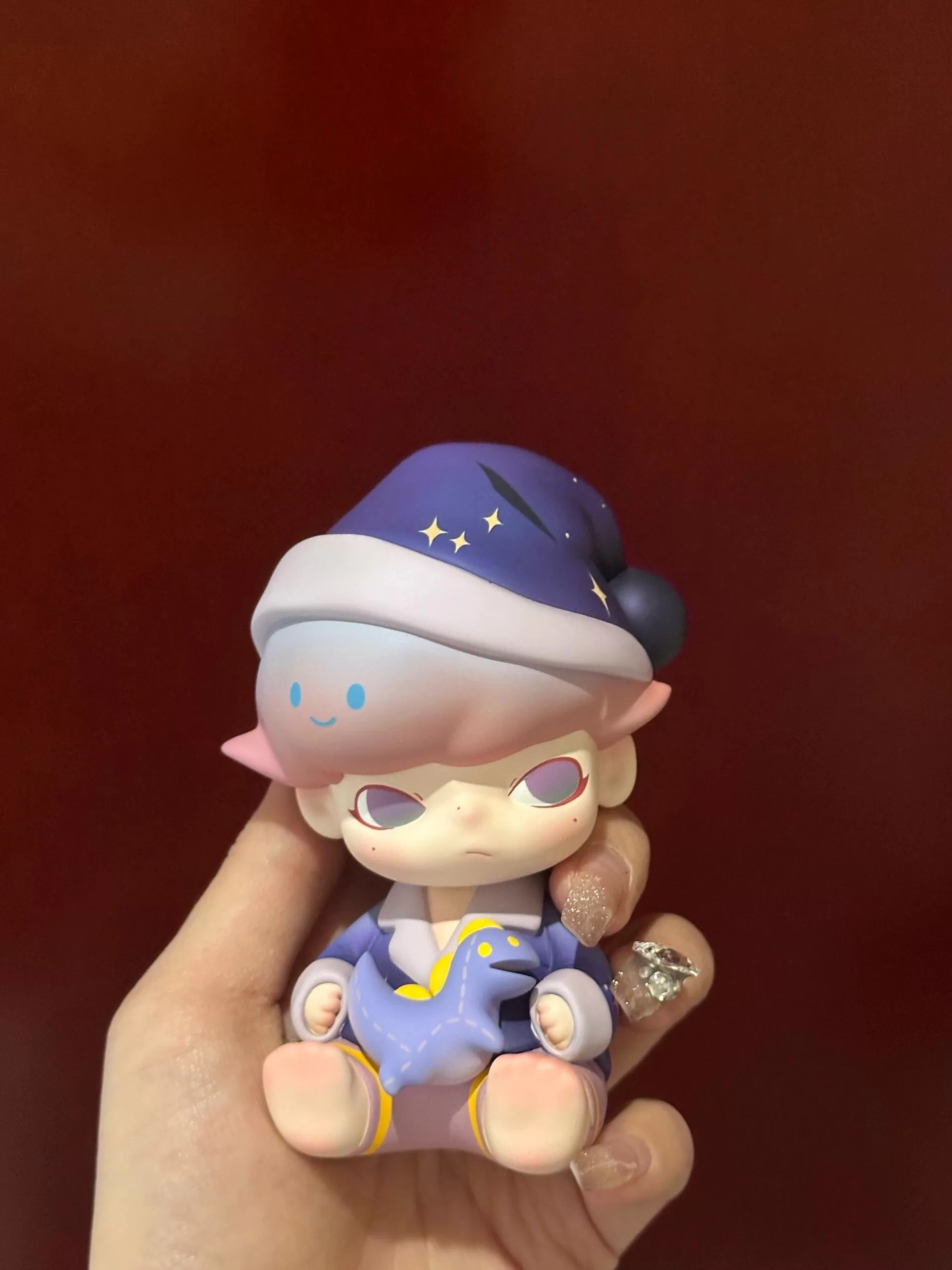 Figura especial limitada del dragón abrazable de la fiesta de pijamas de DIMOO