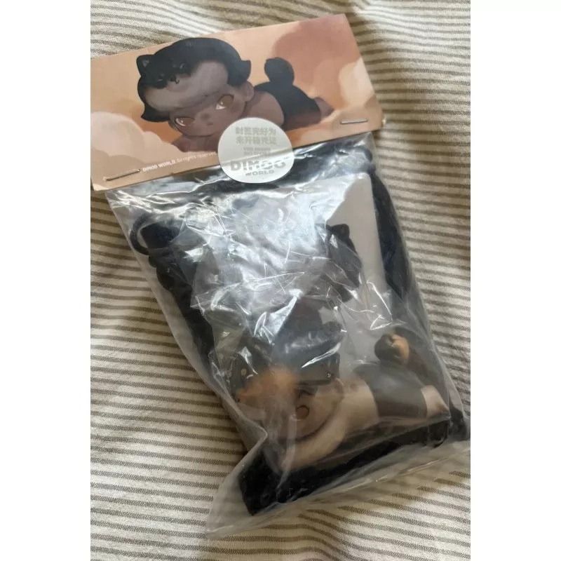 Figura limitada DIMOO Lay Down Black Shiba Inu Figura limitada DIMOO Lay Down Black Shiba Inu