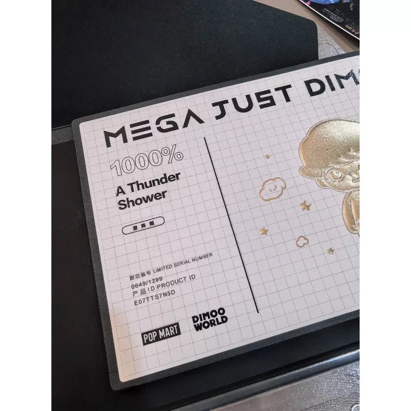 Figura limitada MEGA Just DIMOO 1000% A Thunder Shower