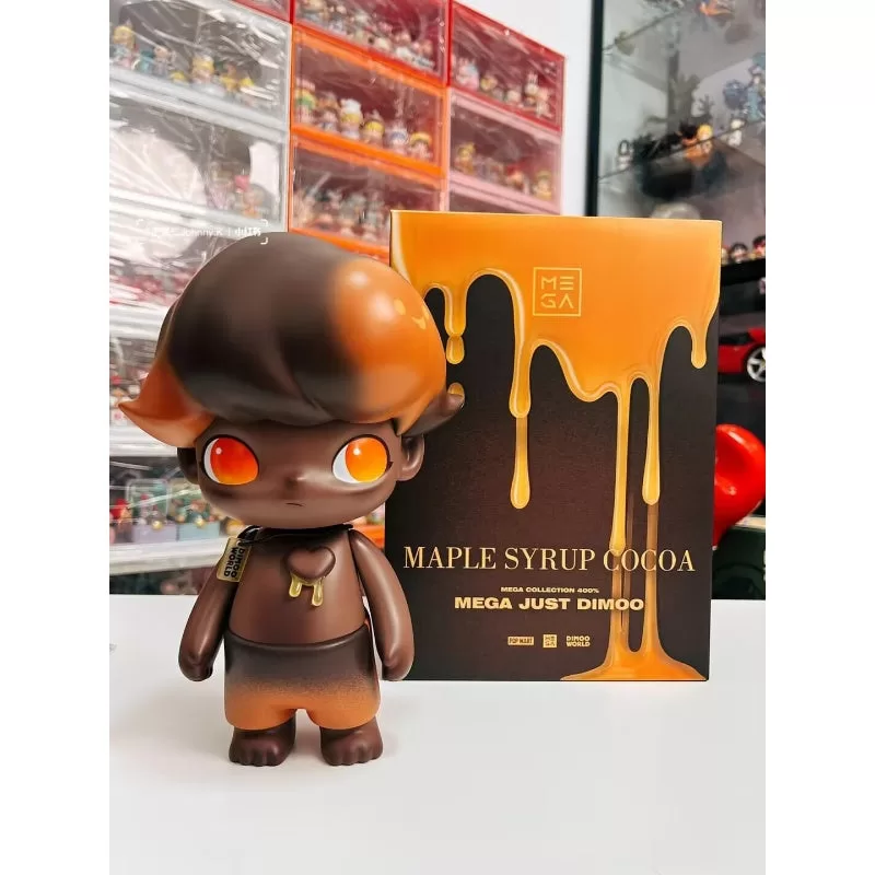 Figura limitada MEGA Just DIMOO con 400 % de jarabe de arce y cacao