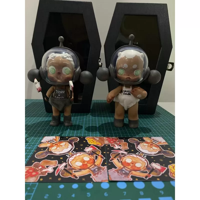 Figura limitada Skullpanda Baby Night Brother (un par) Sp y Joee Figura limitada Skullpanda Baby Night Brother (un par) Sp y Joee
