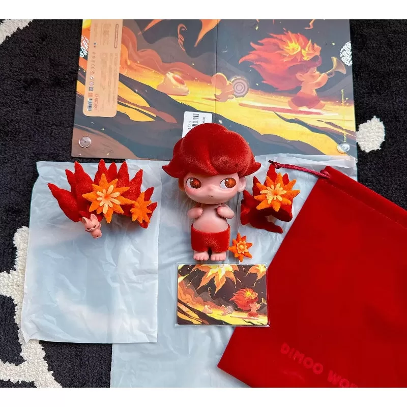 Figura limitada de DIMOO Blooming Fireworks (Exclusiva de Singapur PTS 2024)